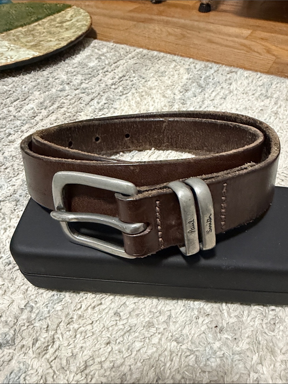 Paul Smith Leather Belt Made in Wngland